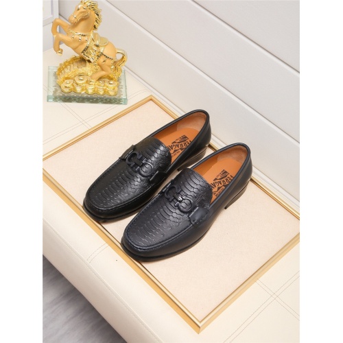 Ferragamo Salvatore FS Leather Shoes For Men #943221