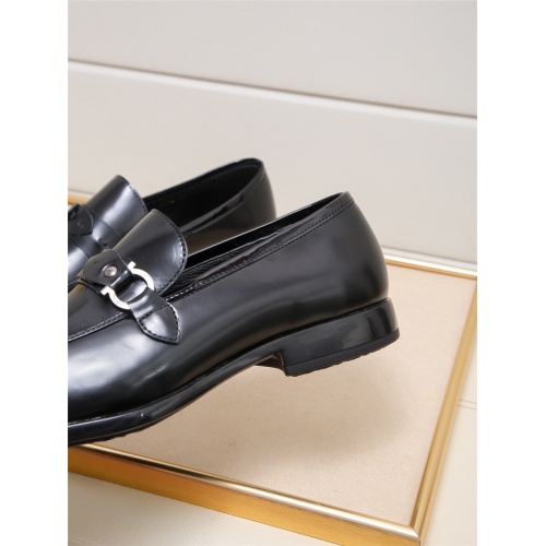 Replica Salvatore Ferragamo Leather Shoes For Men #943224 $85.00 USD for Wholesale
