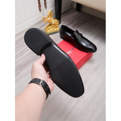 Replica Salvatore Ferragamo Leather Shoes For Men #943224 $85.00 USD for Wholesale