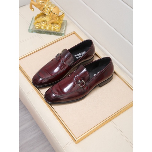 Ferragamo Salvatore FS Leather Shoes For Men #943226