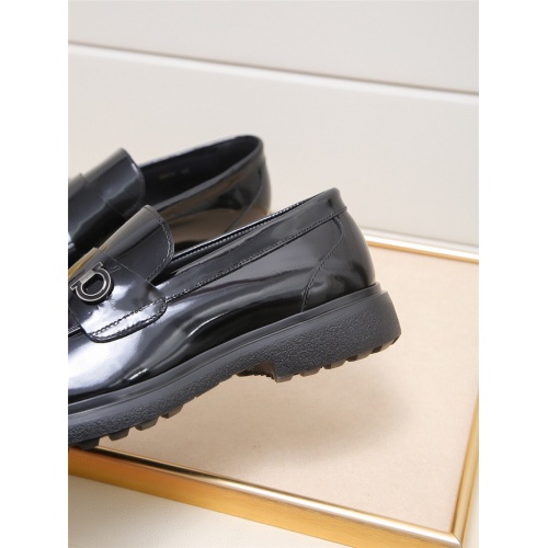 Replica Salvatore Ferragamo Leather Shoes For Men #943229 $85.00 USD for Wholesale