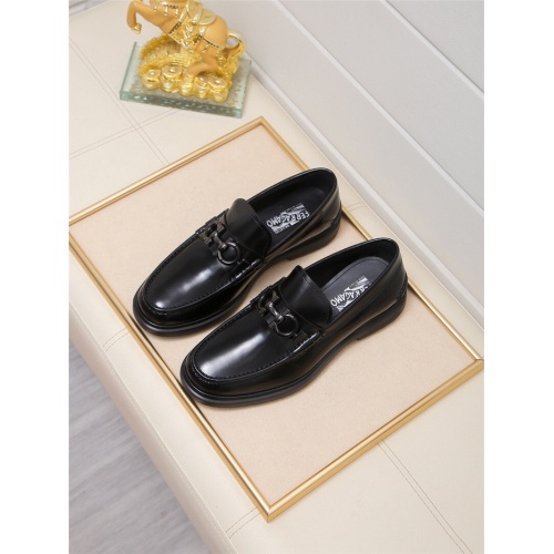 Ferragamo Salvatore FS Leather Shoes For Men #943233