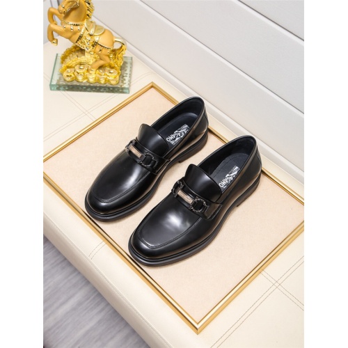 Ferragamo Salvatore FS Leather Shoes For Men #943239