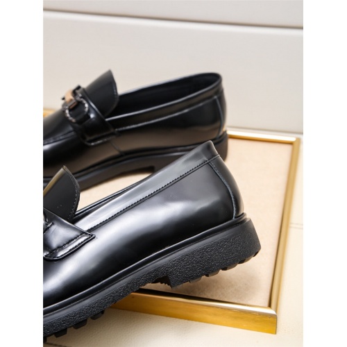 Replica Salvatore Ferragamo Leather Shoes For Men #943239 $85.00 USD for Wholesale