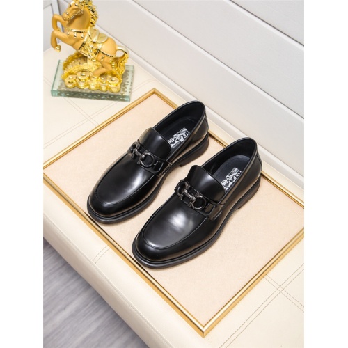Salvatore Ferragamo Leather Shoes For Men #943240 $85.00 USD, Wholesale Replica Salvatore Ferragamo Leather Shoes