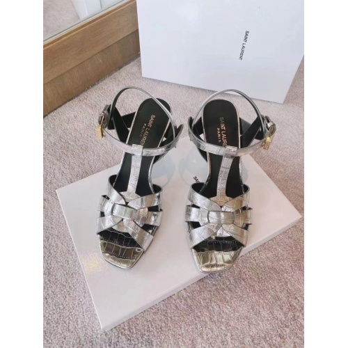Replica Yves Saint Laurent YSL Sandal For Women #943492 $82.00 USD for Wholesale