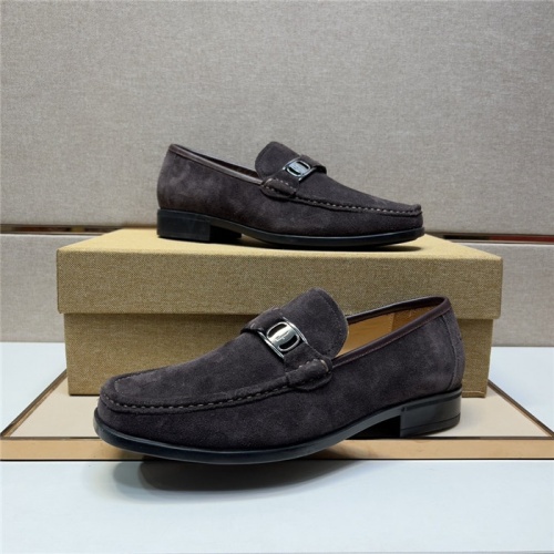 Ferragamo Salvatore FS Leather Shoes For Men #943603