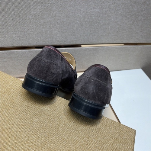 Replica Salvatore Ferragamo Leather Shoes For Men #943603 $108.00 USD for Wholesale