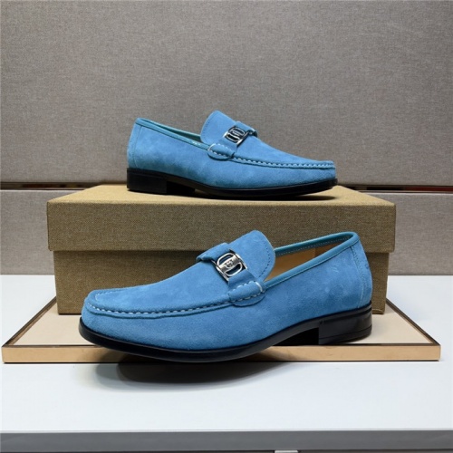 Salvatore Ferragamo Leather Shoes For Men #943606
