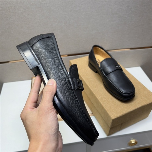 Replica Salvatore Ferragamo Leather Shoes For Men #943607 $108.00 USD for Wholesale