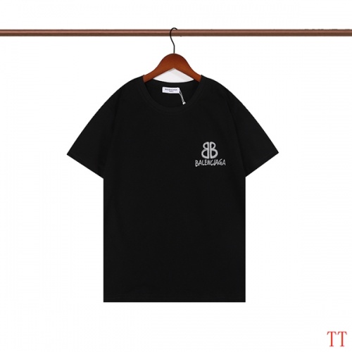 Replica Balenciaga T-Shirts Short Sleeved For Men #943786 $29.00 USD for Wholesale