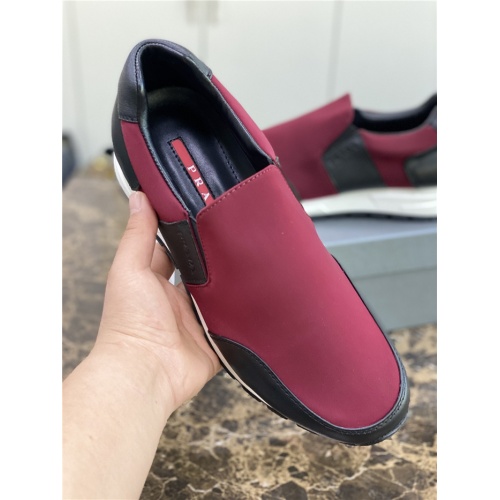 Replica Prada Casual Shoes For Men #943953 $82.00 USD for Wholesale