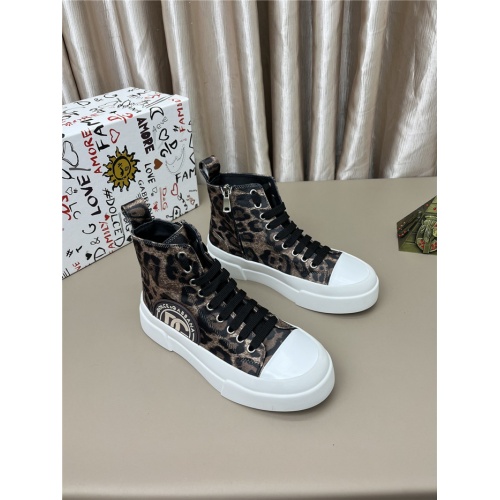Replica Dolce & Gabbana D&G High Top Shoes For Men #944002 $100.00 USD for Wholesale