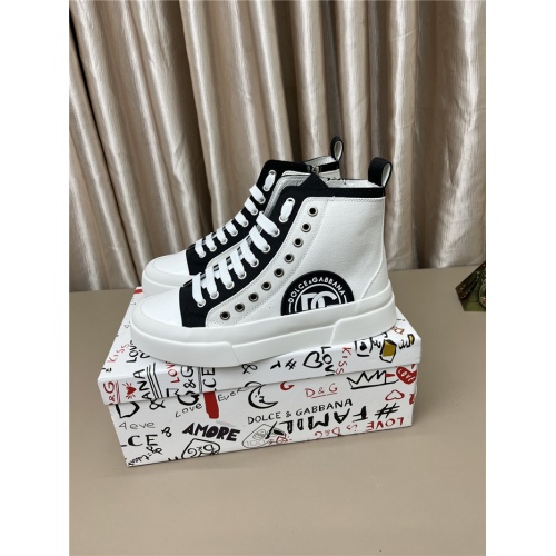 Replica Dolce & Gabbana D&G High Top Shoes For Men #944003 $100.00 USD for Wholesale