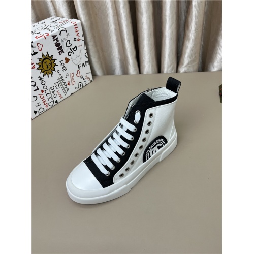 Replica Dolce & Gabbana D&G High Top Shoes For Women #944014 $100.00 USD for Wholesale
