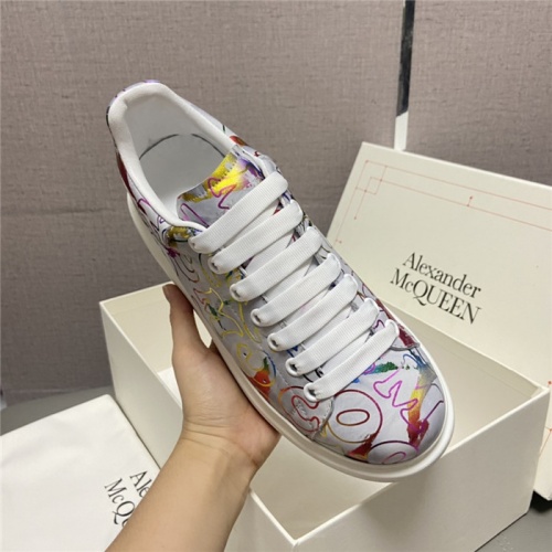 Replica Alexander McQueen Casual Shoes For Women #944058 $98.00 USD for Wholesale