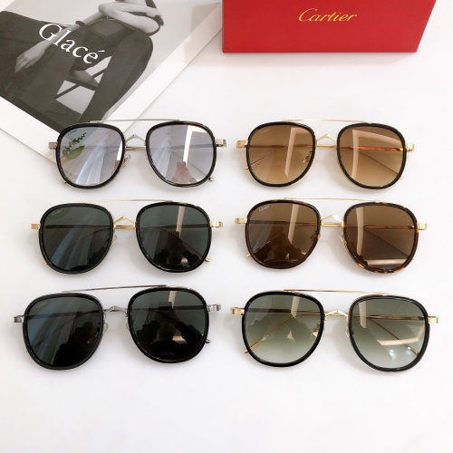 Replica Cartier AAA Quality Sunglassess For Men #944162 $45.00 USD for Wholesale