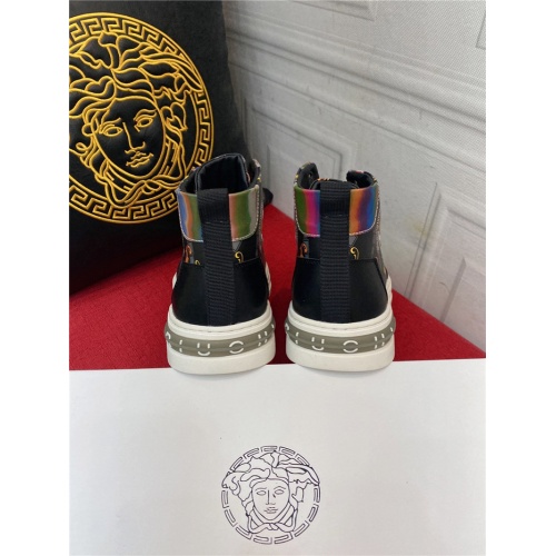 Replica Versace High Tops Shoes For Men #944235 $80.00 USD for Wholesale