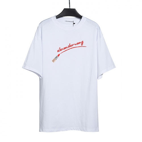 Alexander Wang T-Shirts Short Sleeved For Unisex #944460 $27.00 USD, Wholesale Replica Alexander Wang T-Shirts