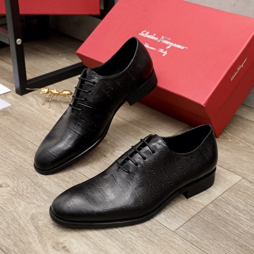 Salvatore Ferragamo Leather Shoes For Men #944479 $88.00 USD, Wholesale Replica Salvatore Ferragamo Leather Shoes
