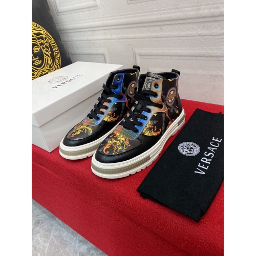 Replica Versace Boots For Men #944585 $80.00 USD for Wholesale