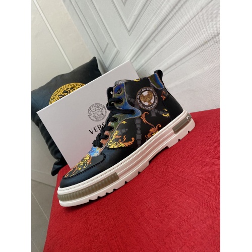 Replica Versace High Top Shoes  For Men #944585 $80.00 USD for Wholesale