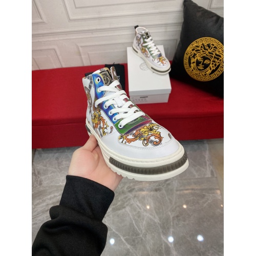 Replica Versace High Top Shoes For Men #944586 $80.00 USD for Wholesale