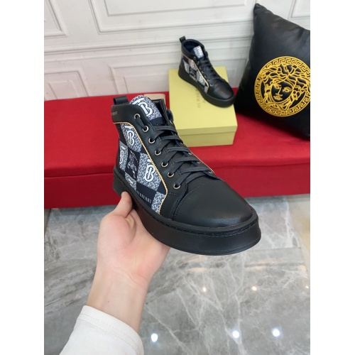 Replica Burberry High Tops Shoes For Men #944591 $76.00 USD for Wholesale