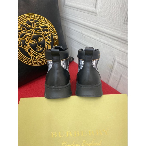 Replica Burberry High Tops Shoes For Men #944591 $76.00 USD for Wholesale