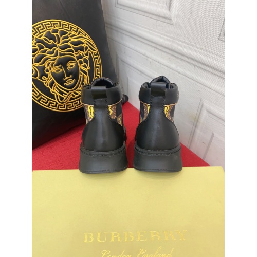 Replica Burberry High Tops Shoes For Men #944592 $76.00 USD for Wholesale