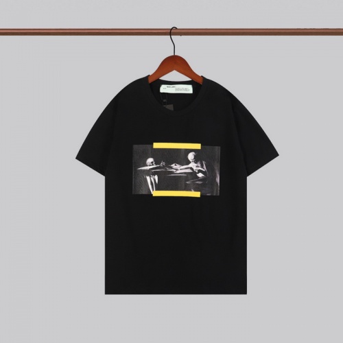 Off-White T-Shirts Short Sleeved For Unisex #944727 $28.00 USD, Wholesale Replica Off-White T-Shirts