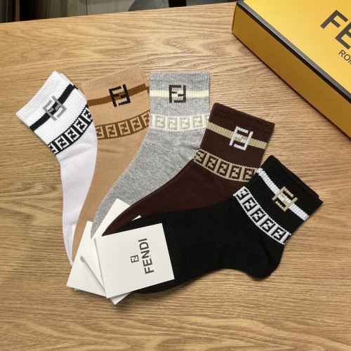 Fendi Socks #945120 $27.00 USD, Wholesale Replica Fendi Socks
