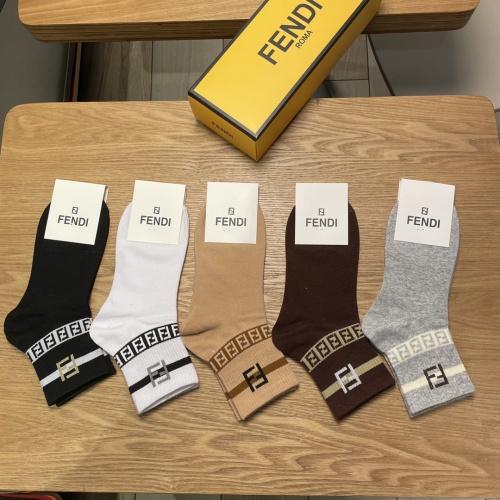 Replica Fendi Socks #945120 $27.00 USD for Wholesale