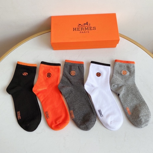 Replica Hermes Socks #945122 $29.00 USD for Wholesale