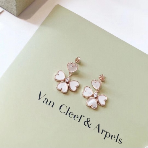 Replica Van Cleef & Arpels Earrings For Women #945197 $41.00 USD for Wholesale