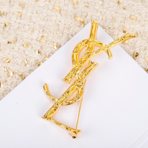 Replica Yves Saint Laurent Brooches For Women #945199 $27.00 USD for Wholesale