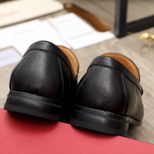 Replica Ferragamo Leather Shoes For Men #945391 $85.00 USD for Wholesale