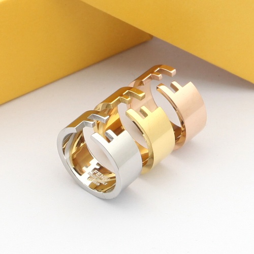 Replica Fendi rings For Unisex #945524 $27.00 USD for Wholesale