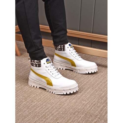 Fendi High Tops Casual Shoes For Men #945606