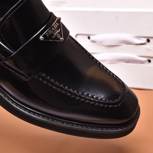 Replica Prada Leather Shoes For Men #945630 $122.00 USD for Wholesale