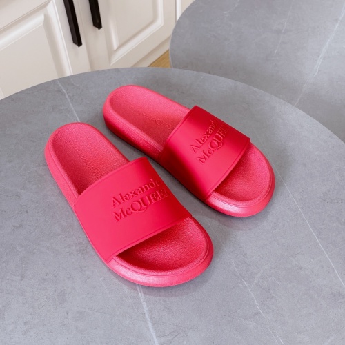 Replica Alexander McQueen Slippers For Women #945656 $48.00 USD for Wholesale