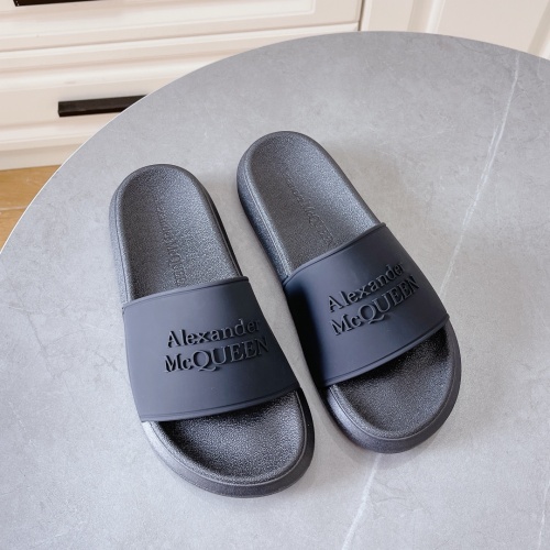Replica Alexander McQueen Slippers For Men #945661 $48.00 USD for Wholesale