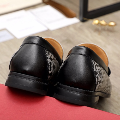 Replica Ferragamo Leather Shoes For Men #945703 $78.00 USD for Wholesale