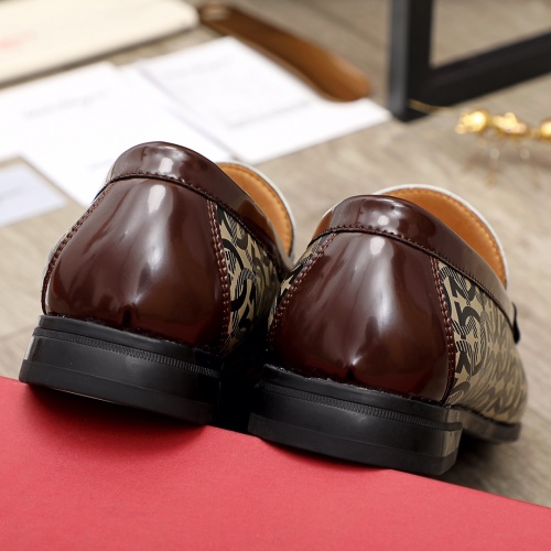 Replica Ferragamo Leather Shoes For Men #945704 $78.00 USD for Wholesale