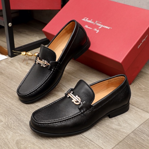 Ferragamo Leather Shoes For Men #945707 $85.00 USD, Wholesale Replica Salvatore Ferragamo Leather Shoes