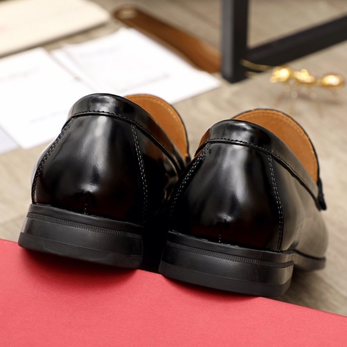 Replica Ferragamo Leather Shoes For Men #945708 $85.00 USD for Wholesale