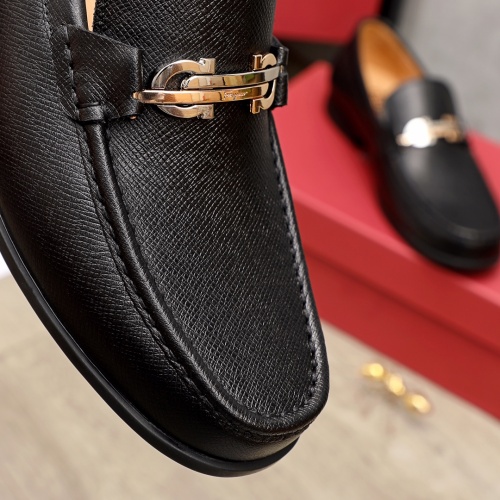 Replica Ferragamo Leather Shoes For Men #945709 $85.00 USD for Wholesale