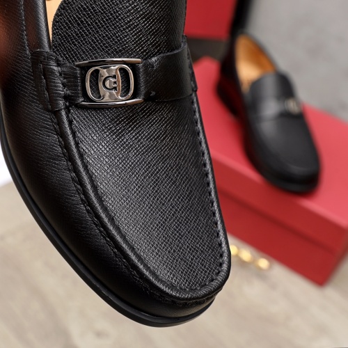Replica Ferragamo Leather Shoes For Men #945714 $85.00 USD for Wholesale