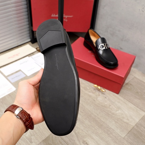 Replica Ferragamo Leather Shoes For Men #945748 $85.00 USD for Wholesale