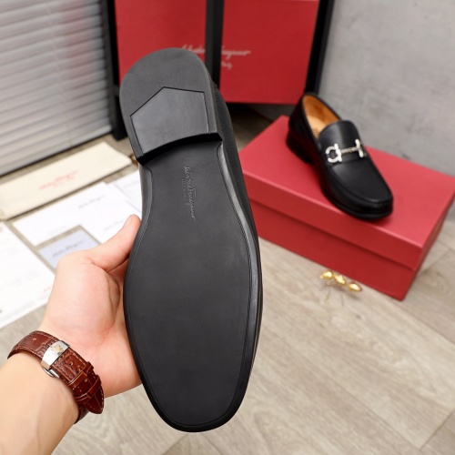 Replica Ferragamo Leather Shoes For Men #945756 $85.00 USD for Wholesale